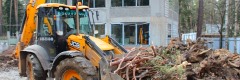 Расчистка участка в Ржеве
